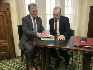 Sir David meets with Transport Minister to discuss c2c